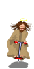 Jesus on a pogo stick.